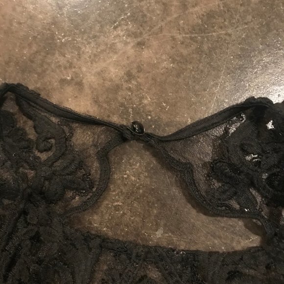 Black Lace Formal Dress Size Medium - Picture 7 of 8